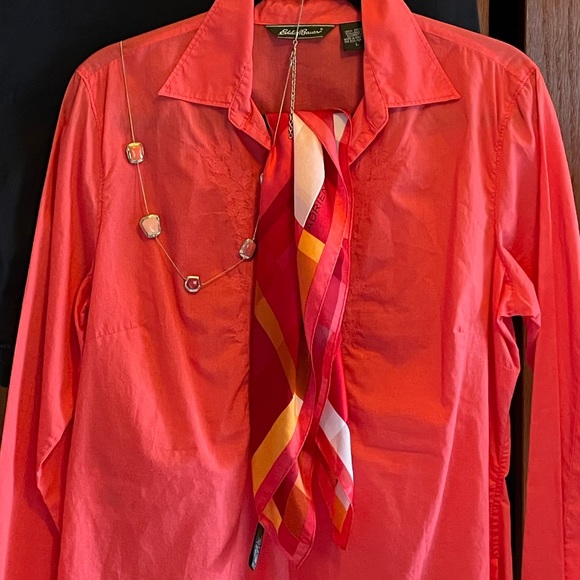 Adrienne Vittadini square silk scarf, 20x20” - Picture 3 of 3